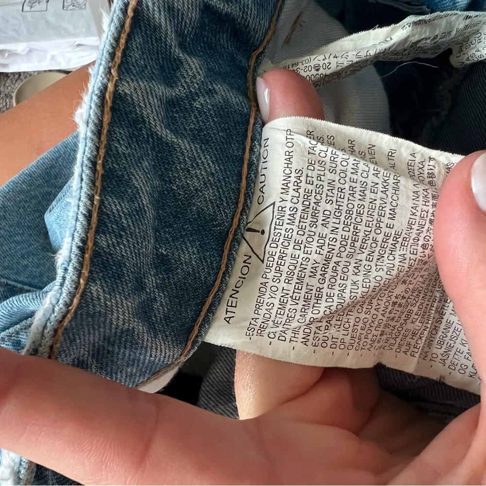 Zara High Rise Mom Fit Ankle Denim Jeans - Picture 6 of 13